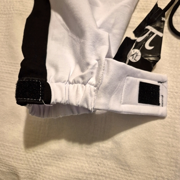 Pidogym Limited Edition white with black accents men's XL slim fit jogging pants - Picture 8 of 16